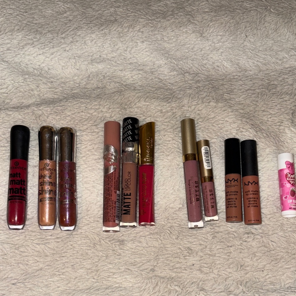 Stila Lip Gloss and others - Red, Pink, Brown Shades